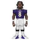 NFL Ravens Lamar Jackson 5" Vinyl Gold Chase Ships 1 in 6-2