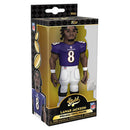 NFL Ravens Lamar Jackson 5" Vinyl Gold Chase Ships 1 in 6-3