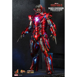 Iron Man 3 Silver Centurion Armor Suit-Up 1:6 Scale Diecast - 0