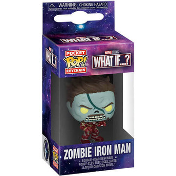 What If Zombie Iron Man Pocket Pop! Keychain - 0