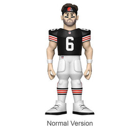 NFL Browns Baker Mayfield 5" Vinyl Gold Chase Ships 1 in 6 - 0