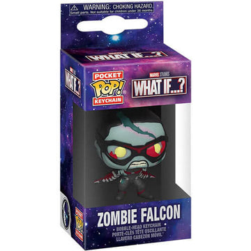 What If Zombie Falcon Pocket Pop! Keychain - 0