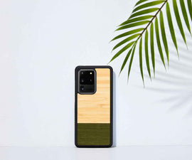Coque MAN&WOOD pour Galaxy S20 Ultra forêt de bambous noire
