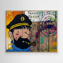 Capitaine Tonnerre  impression sur toile de l'œuvre originale