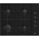 Table de cuisson beko hibg64120sb noir encastrable 60 cm gaz 4 zones