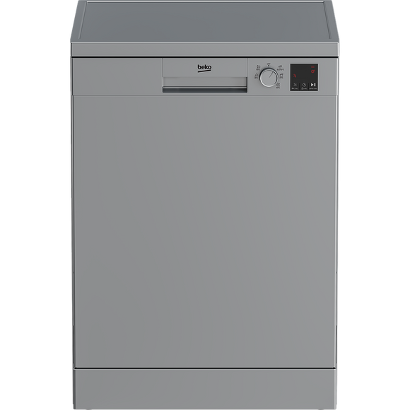 BEKO Freestanding Dishwasher DVN05320S, Energy class E, Width 60 cm, Inox