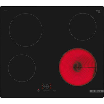 Bosch | Hob | PKE611BA2E Series 4 | Vitroceramic | Number of burners/cooking zones 4 | Touch | Black