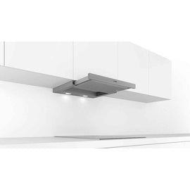 Bosch Serie 2 DFM064W54 cooker hood Semi built-in (pull out) Metallic, Silver 388 m³/h