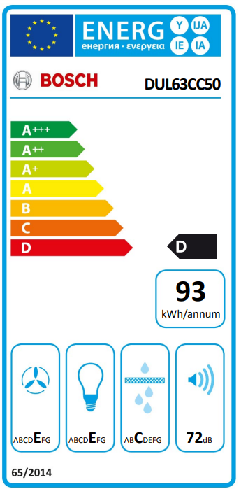 DUL63CC50 Okap podszafkowy