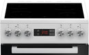Cuisinière électrique BEKO FSM57300GW, 50 cm, blanche