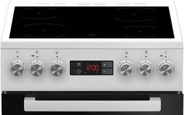 Cuisinière électrique BEKO FSM57300GW, 50 cm, blanche