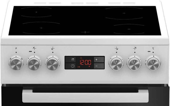 Cuisinière électrique BEKO FSM57300GW, 50 cm, blanche