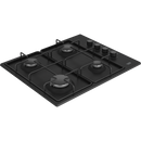 Table de cuisson beko hibg64120sb noir encastrable 60 cm gaz 4 zones