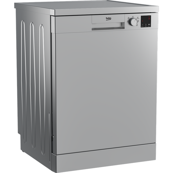 BEKO Freestanding Dishwasher DVN05320S, Energy class E, Width 60 cm, Inox