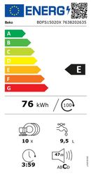 Zmywarka BDFS15020X-5