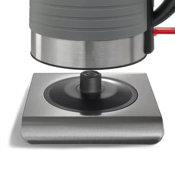 Bosch TWK7203 electric kettle 1.7 L 1850 W Black, Stainless steel