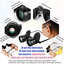 Jumelles télescopiques Imaisen 2,8 x 28, avec filtre jaune