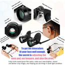 Jumelles télescopiques Imaisen 2,8 x 28, avec filtre jaune