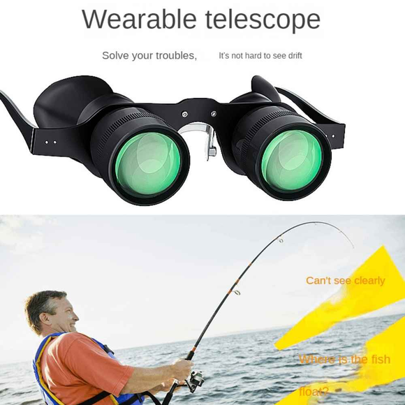 Jumelles télescopiques Imaisen 2,8x28, avec filtre gris