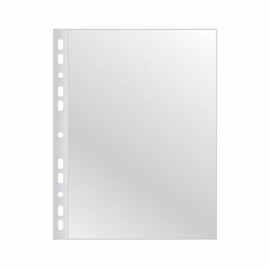 AD Class PUNCHED POCKET Cristal Clear A4 50 micr., pouch 100 pcs