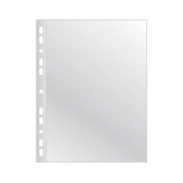 AD Class PUNCHED POCKET Cristal Clear A4 50 micr., pouch 100 pcs