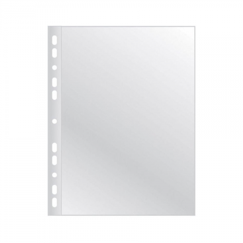 AD Class PUNCHED POCKET Cristal Clear A4 50 micr., pouch 100 pcs