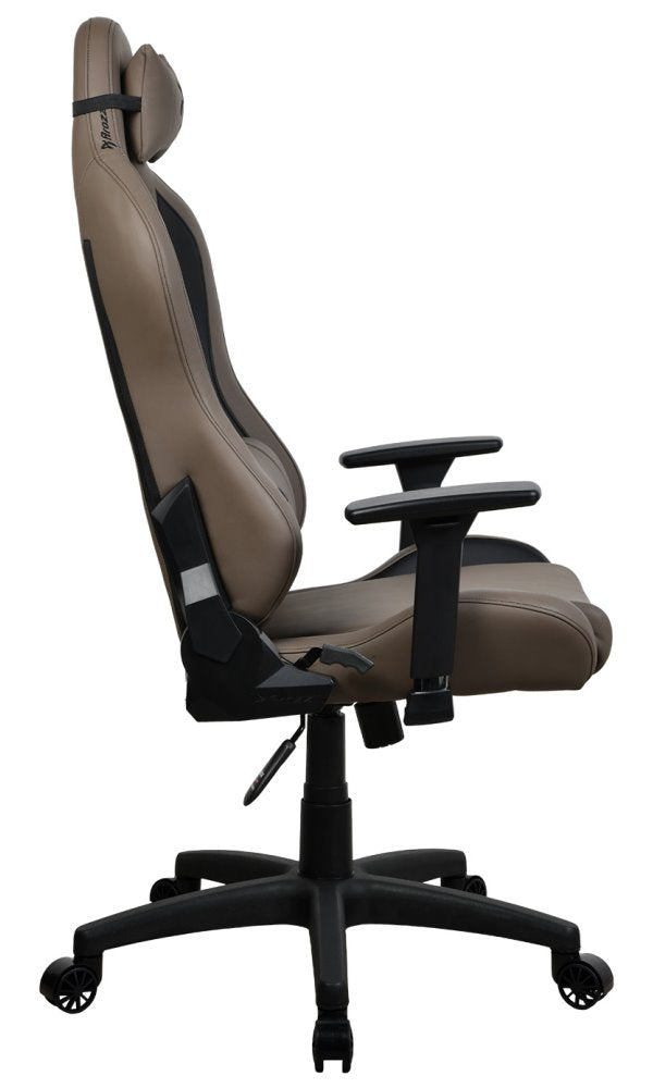 Matériau du cadre arozzi : métal ; empattement : nylon ; revêtement : polyuréthane souple  arozzi  chaise de jeu  torretta softpu  marron