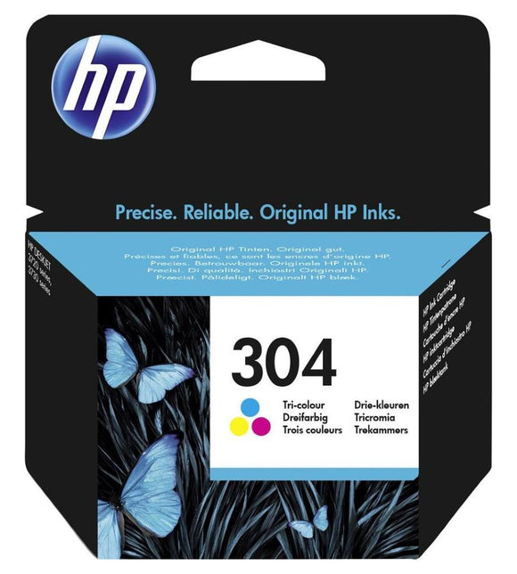 Hp 304 original cyan magenta jaune