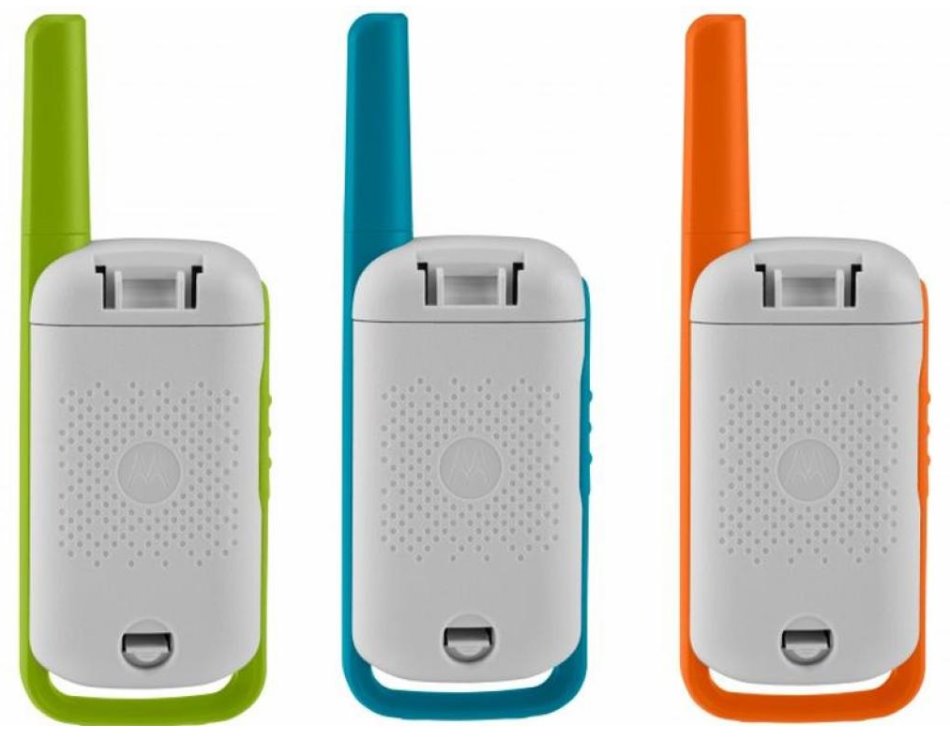 Radio bidirectionnelle Motorola T42 16 canaux Bleu, Vert, Orange, Blanc