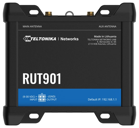 Router LTE RUT901 (Cat 4), 3G, 2G, 2xSIM, 4xRJ45, WiFi