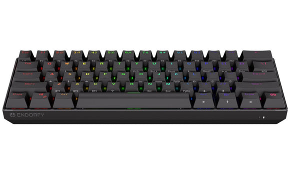 Endorfy herní klávesnice Thock Compact BR RGB /USB/ brown sw. / bezdrátová / mechanická / US layout / mini /černá RGB