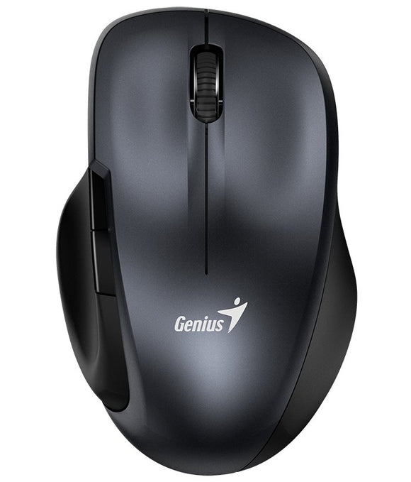 GENIUS Ergo 8200S Iron Grey/ 1200 dpi/ bezdrátová/ 5tlačítek/ tichá/ BlueEye senzor/ kovově šedá