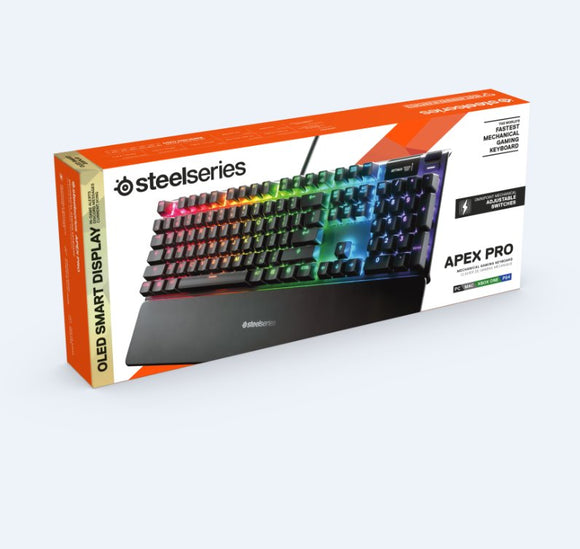 Steelseries APEX PRO keyboard Gaming USB QWERTY UK English Black