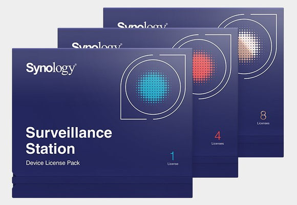 Licence synology pour la surveillance pack de 4 licences  licensepack4 