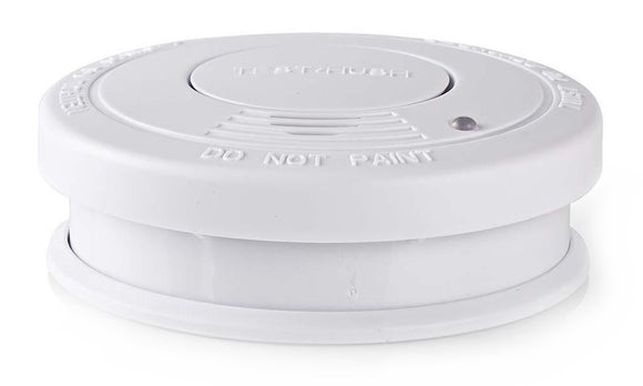 NEDIS detektor kouře/ EN 14604/ hlasitost 85 dB/ 1x 9V/6F22/ výdrž snímače 10 let/ bílý