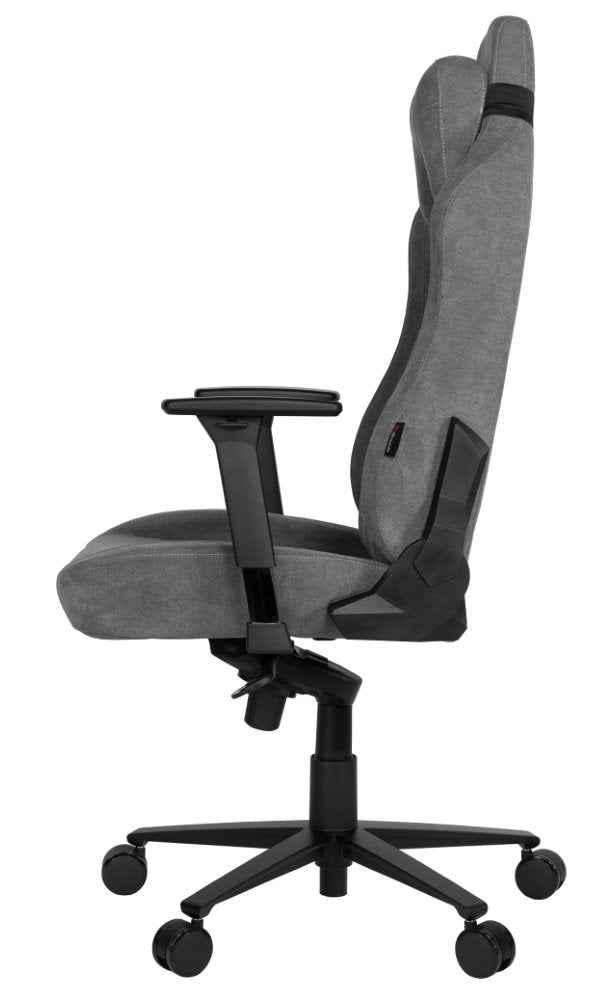 AROZZI herní židle VERNAZZA Soft Fabric Ash/ povrch Elastron/ popelavá