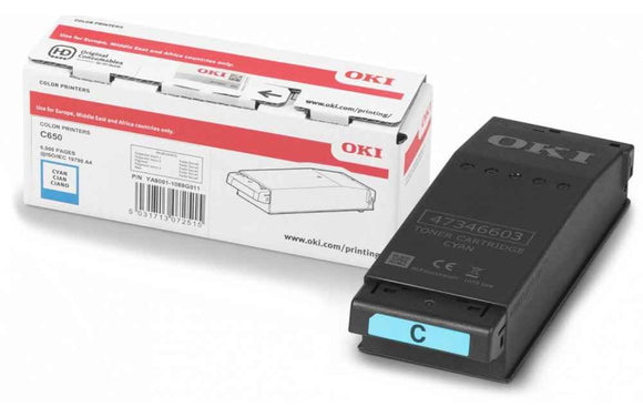 Toner 09006127 do C650 6K cyan