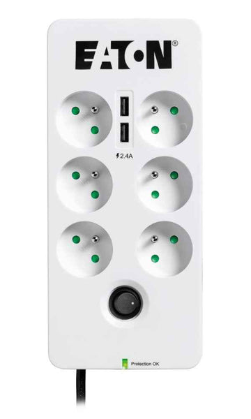 Listwa Protection Box 6 FR, 10A USB