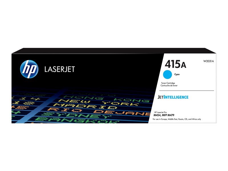 Cartouche de toner cyan hp 415a laserjet