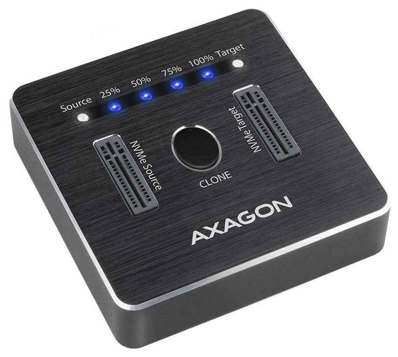 Axagon ADSA-M2C storage drive docking station USB 3.2 Gen 2 (3.1 Gen 2) Type-C Black