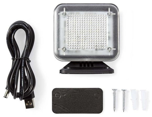 NEDIS atrapa TV/ integrovaný časovač/ vstup 5 VDC/ napájení přes USB/ černá