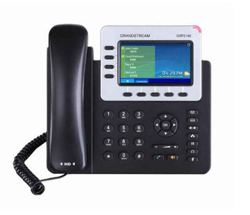 Grandstream Networks GXP-2140 IP phone Black 4 lines TFT