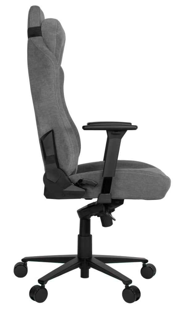 AROZZI herní židle VERNAZZA Soft Fabric Ash/ povrch Elastron/ popelavá