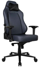 AROZZI herní židle PRIMO Full Premium Leather Ocean/ 100% přírodní italská kůže/ tmavě modrá