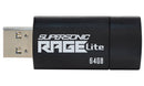 Clé USB Patriot Memory Supersonic Rage Lite 64 Go USB Type-A 3.2 Gen 1 (3.1 Gen 1) Noir, Bleu