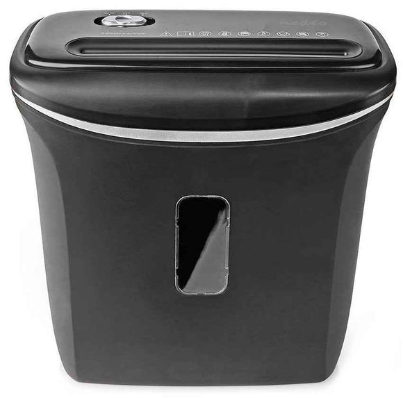 Nedis PASH120BKA4 paper shredder Strip shredding 22 cm Black