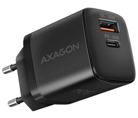 AXAGON Sil wallcharger 2x port (USB-A + USB-C), 30W | ACU-PQ30