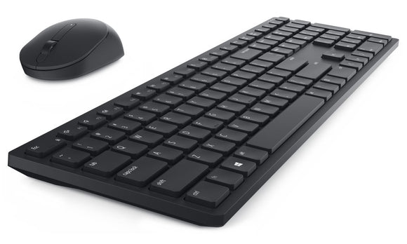 Dell KM5221W Pro | Ensemble clavier et souris | Sans fil | Ukrainien | Noir | 2,4 GHz