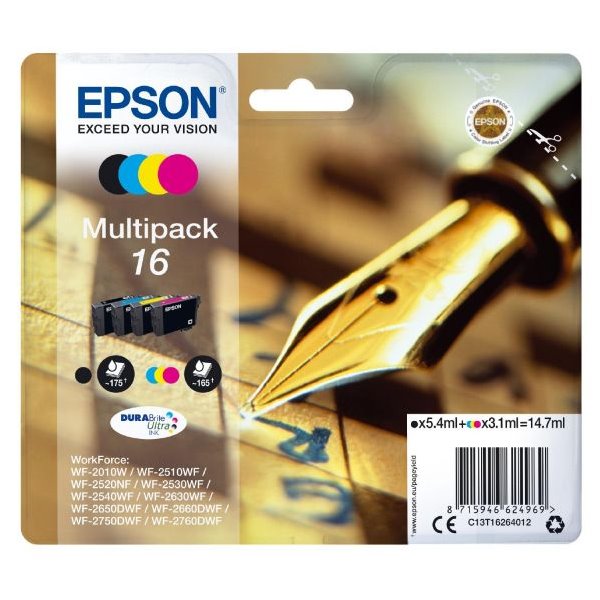 Stylo epson et mots croisés série 16  multipack 