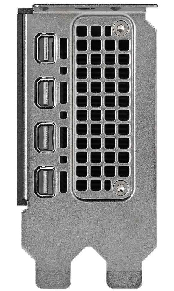 Graphics card PNY NVIDIA RTX 4000 SFF Ada Generation, 20 GB GDDR6 160-bit, PCIe 4.0 x16, Dual Slot, 4x Mini DP 1.4a, LP - ATX bracket, Retail, 1x mDP to DP adapter